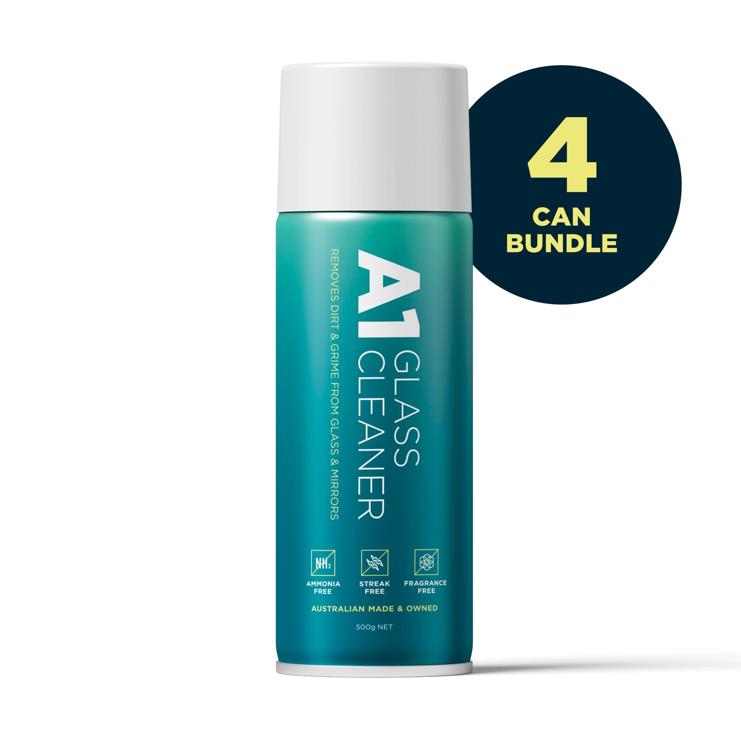 A1 Glass Cleaner - 4 Can Bundle FREE SHIPPING